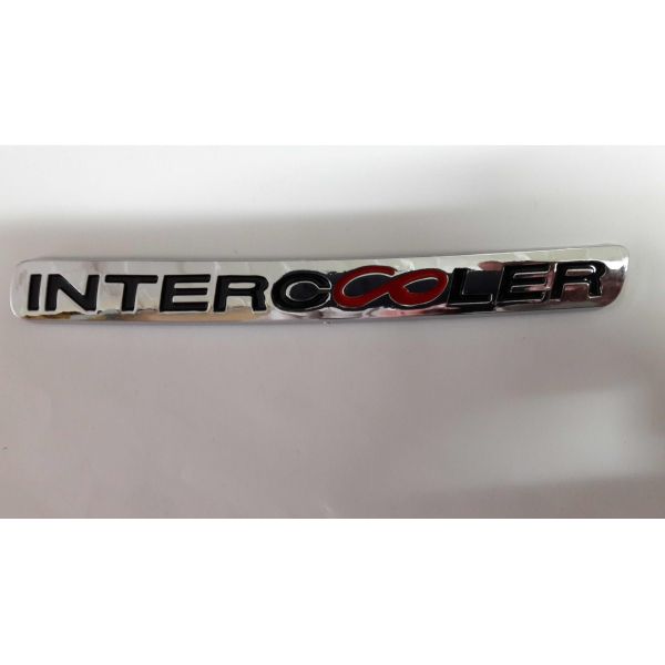 Шильдик Intercooler 17,7х1,8см