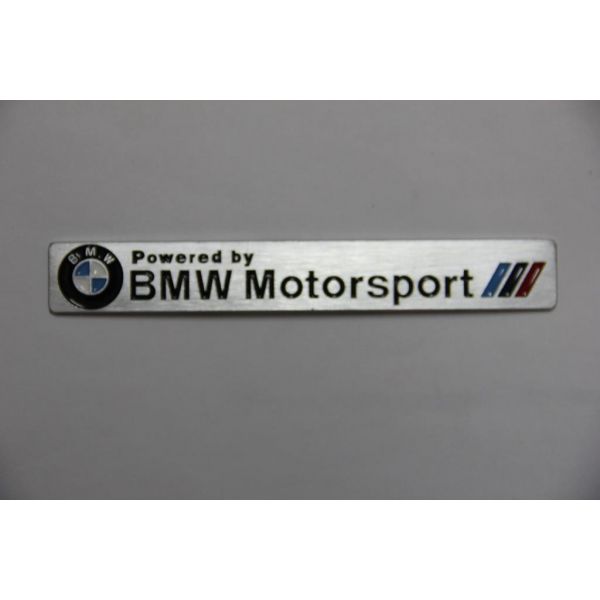 Шильдик BMW motorsport металл 14.2см-2см