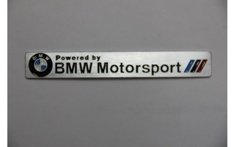 Шильдик BMW motorsport металл 14.2см-2см