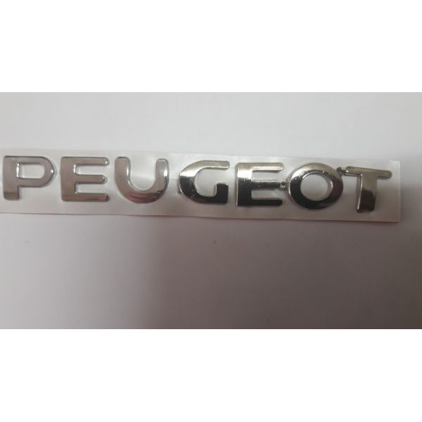 Надпись Peugeot 18см Хром