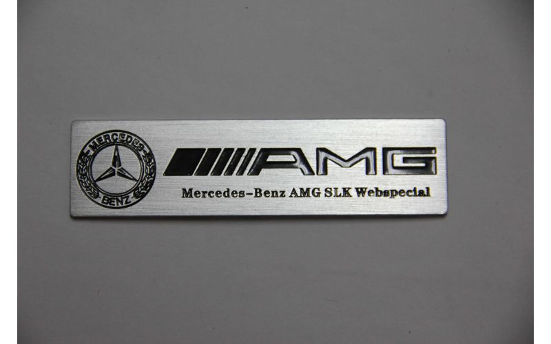 Металический  AMG 10см\2.6см