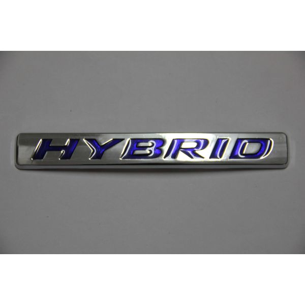 Шильдик 'Hybrid' металл 10х1.8см