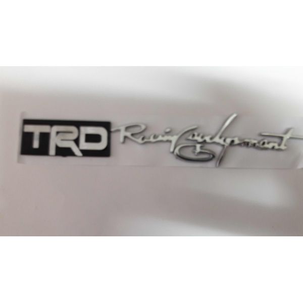 Шильдик TRD Racing Development 21,5х2,5см