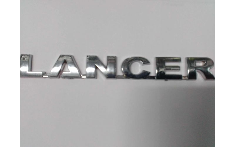 Надпись LANCER 13.9см*1.7см хром