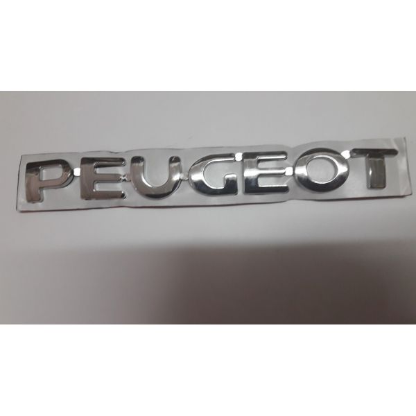 Надпись Peugeot 15см Хром