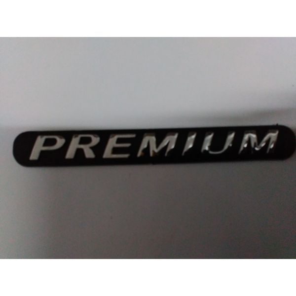 Шильдик Premium черн 9,8x1,6см