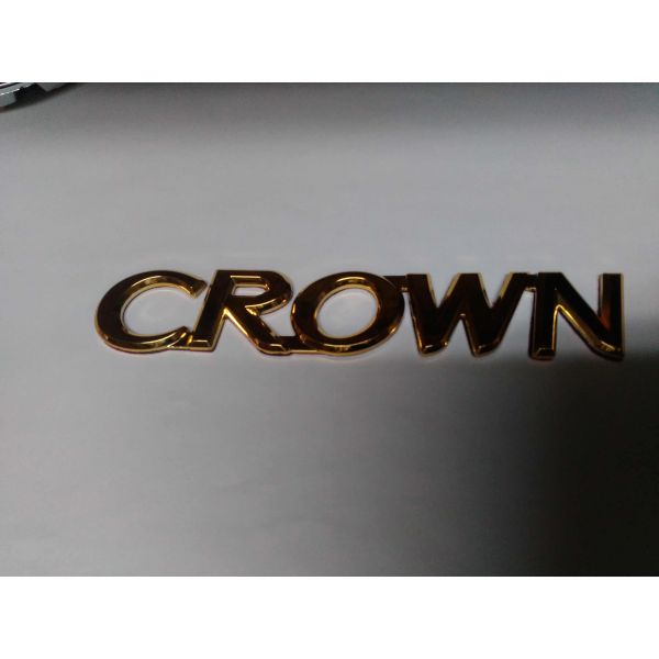 Шильдик Crown 15x2,3см золото