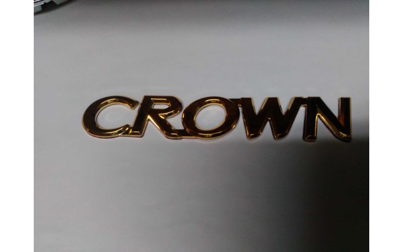 Шильдик Crown 15x2,3см золото