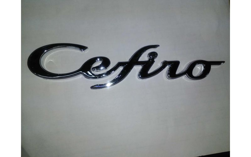 Надпись Cefiro 18см-1.8см