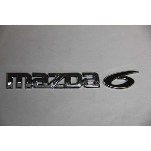 Надпись Mazda 6 14.5см Хром