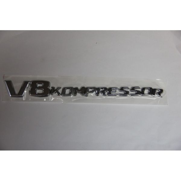 Шильдик V8 Kompressor 23,5x1,2см