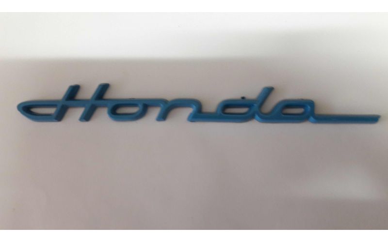 Надпись Honda21.5см Голубая