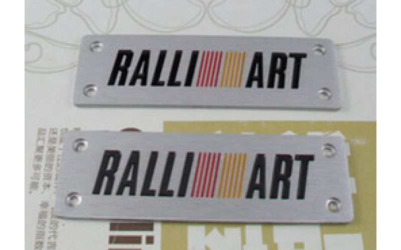 Надпись RALLI ART 11см*3.2см металл.в ковры