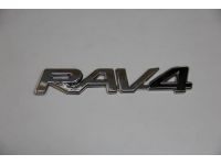 Шильдик RAV-4 черн 16х2.5 см