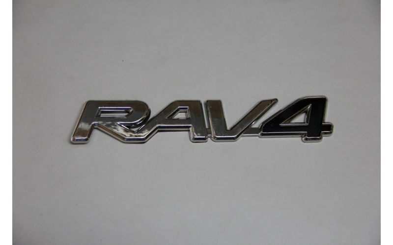 Шильдик RAV-4 черн 16х2.5 см