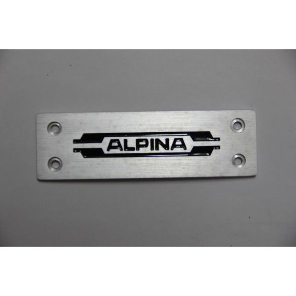 Шильдик Alpina в ковер 11х3.5