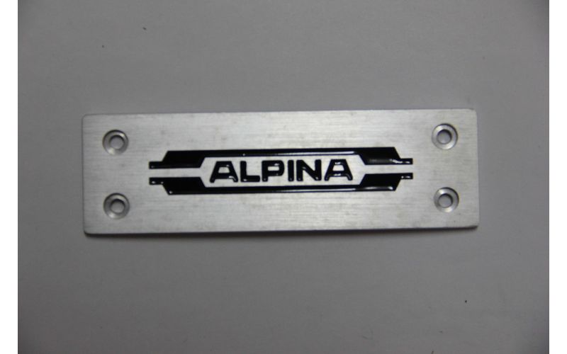 Шильдик Alpina в ковер 11х3.5