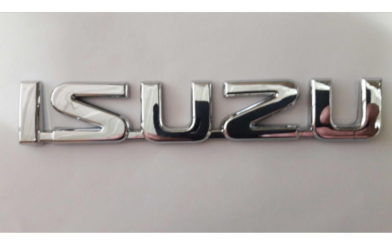 Надпись ISUZU 14.3x2.4см