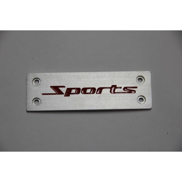 Шильдик Sports в ковер 11х3.5