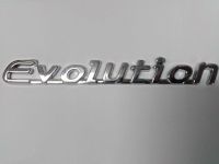 Надпись EVOLUTION 14см*1.3см хром