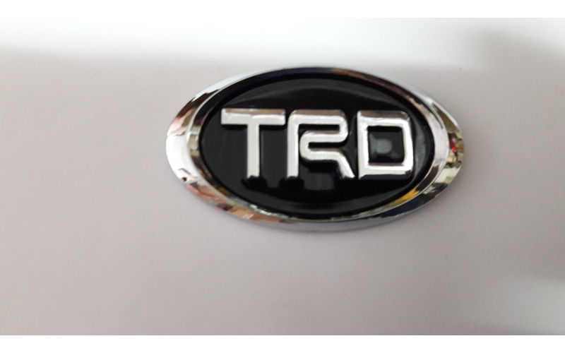 Шильдик TRD черн 7,5х4,5см