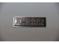 Надпись Turbo металл 8см