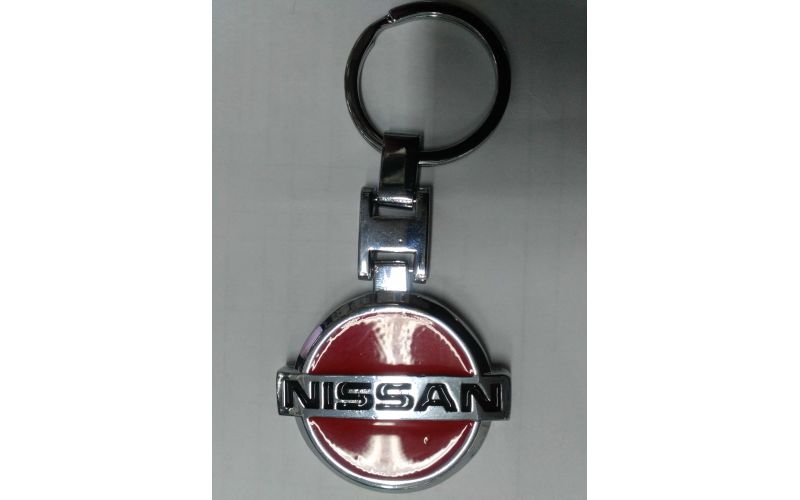 Брелоки NISSAN Металл красный