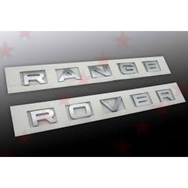 Надпись Range Rover 35.5см Хром