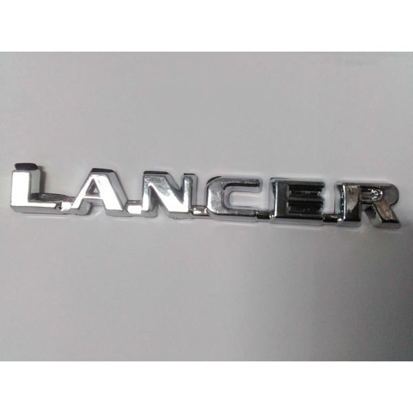 Надпись LANCER 11.3см*1.3см хром